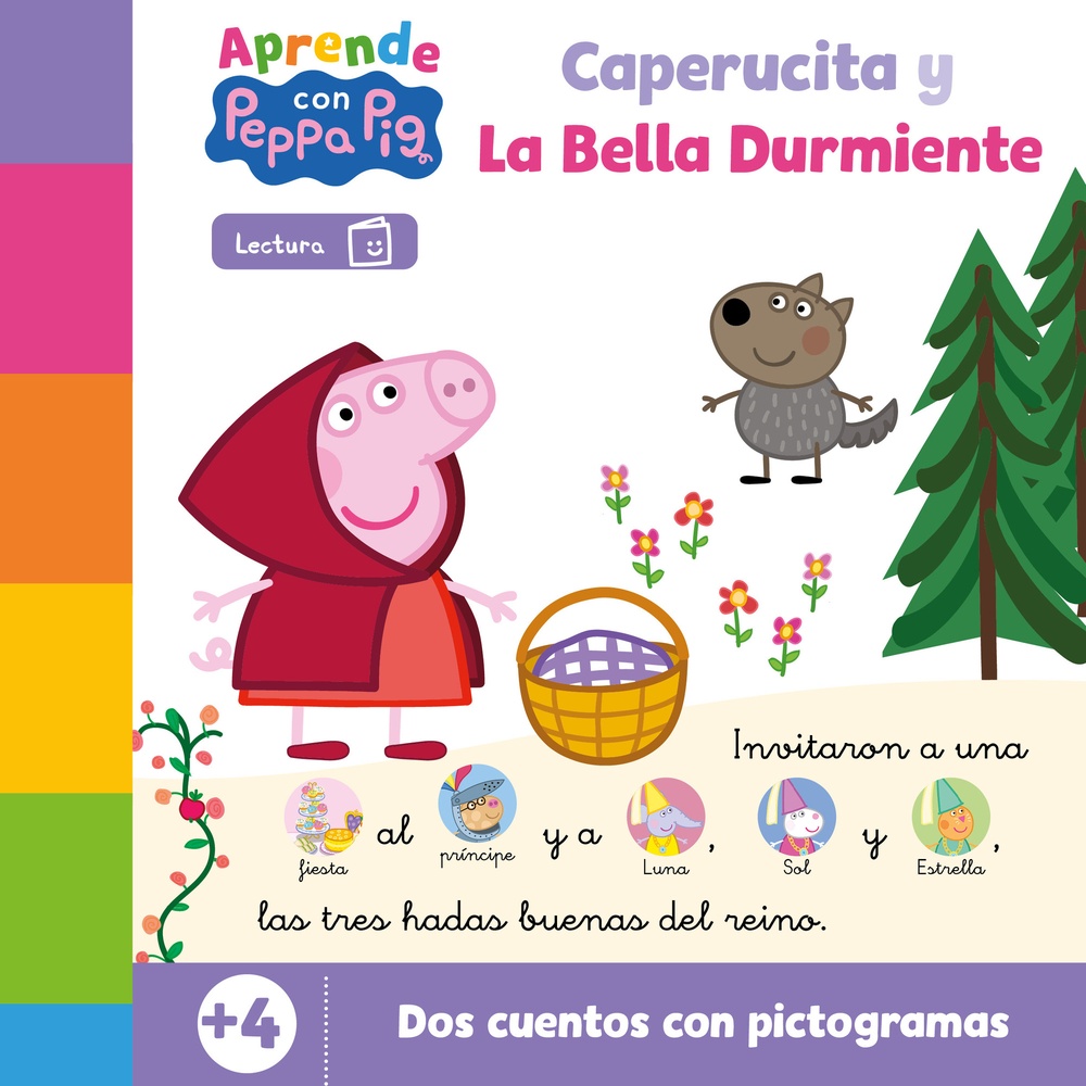 Aprende con Peppa. Caperucita y la bella