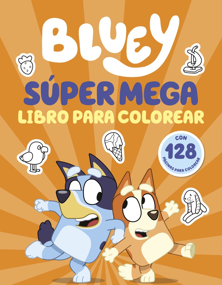 Bluey. Super mega libro de colorear