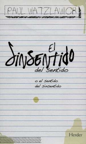 sinsentido del sentido