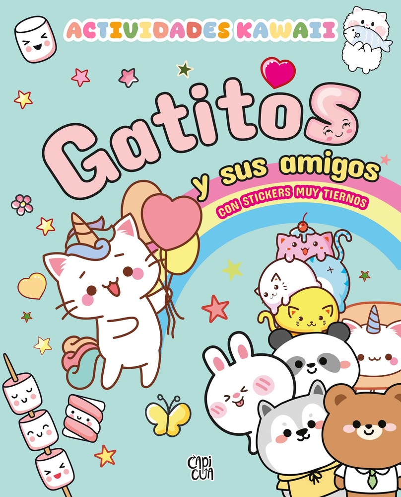 Actividades Kawaii-Gatitos y sus amigos