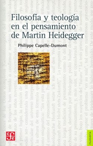 Filosofia y teologia en el pensamiento de Martin Heidegger