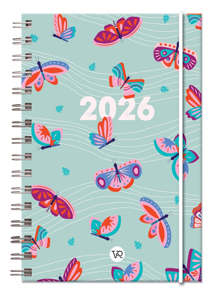 Agenda chicas 2026: mariposas