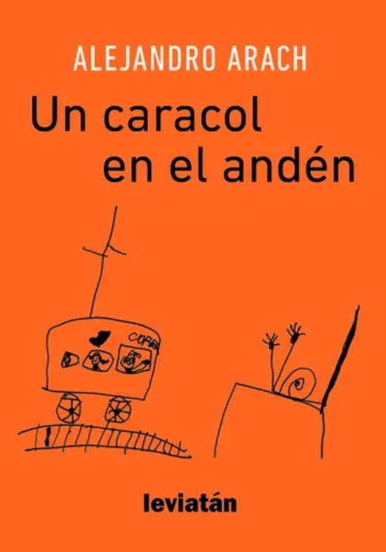 Un caracol en el andén