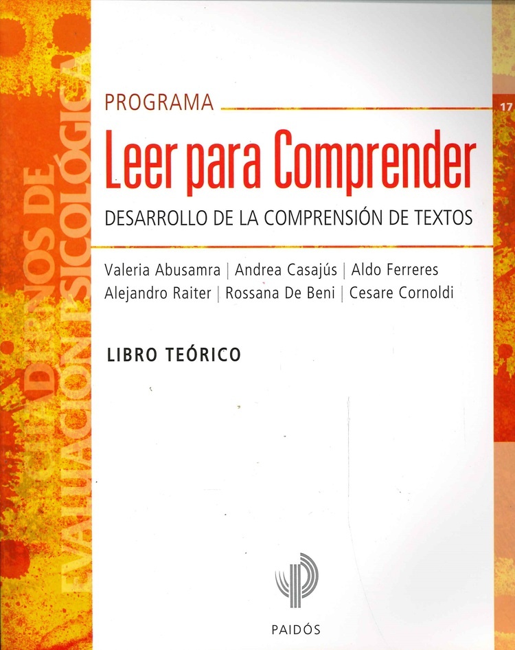 Leer para comprender. Desarrollo de la comprension de textos