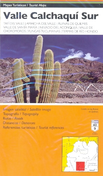 Mapas turisticos. Valle Calchaqui Sur