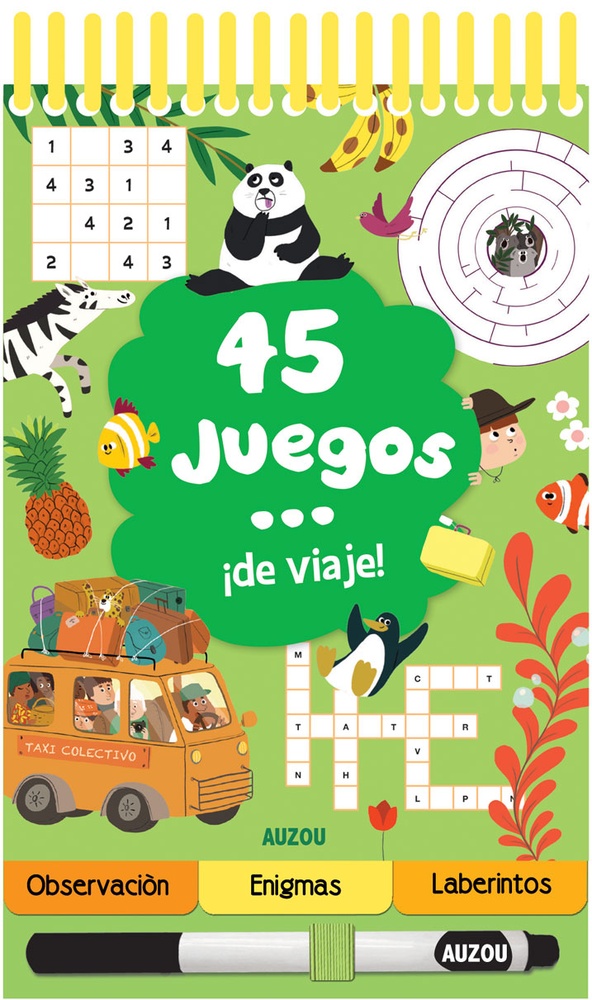 45 juegos...¡de viaje!