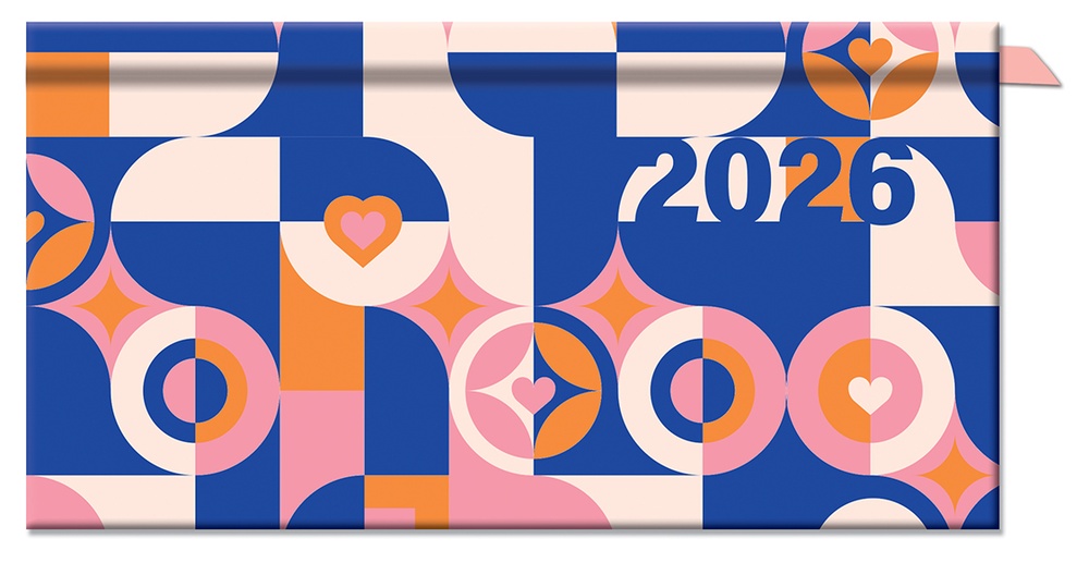 Agenda pocket 2026: geometrica