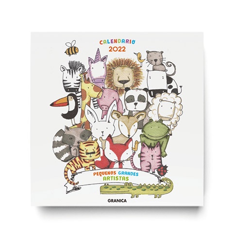 Pequeños grandes artistas 2022, calendario de pared