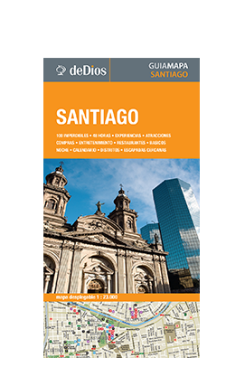 Santiago. Guia mapa