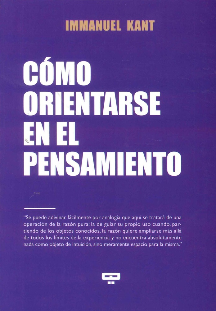 Como orientarse en el pensamiento