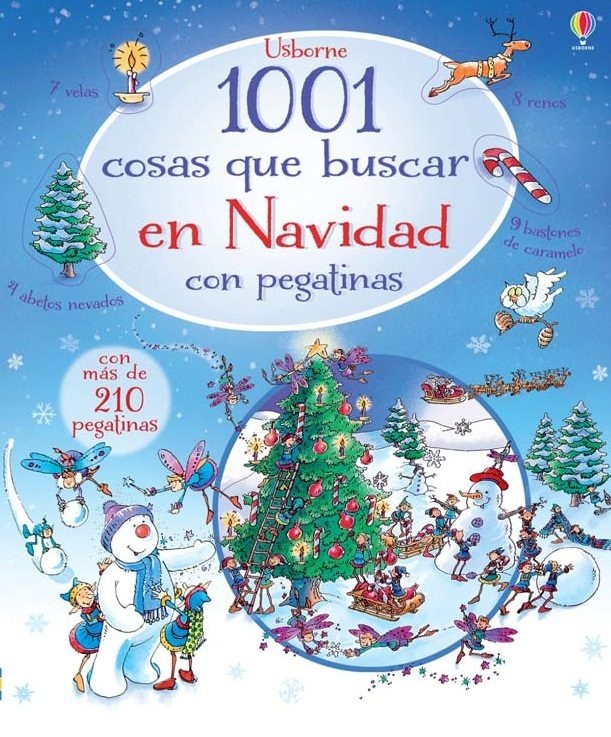 1001 cosas que buscar en Navidad con pegatinas