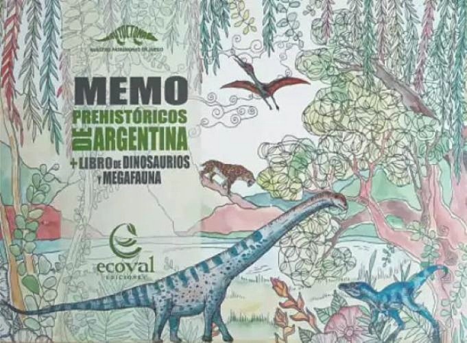 Memo animales prehistoricos de Argentina - juego de memoria