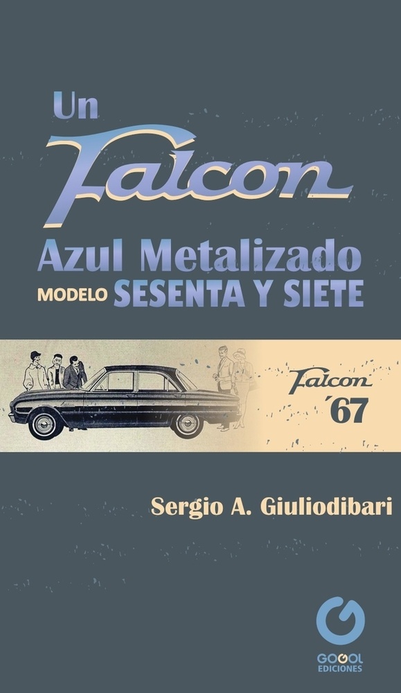 Un falcon azul metalizado modelo sesenta y siete