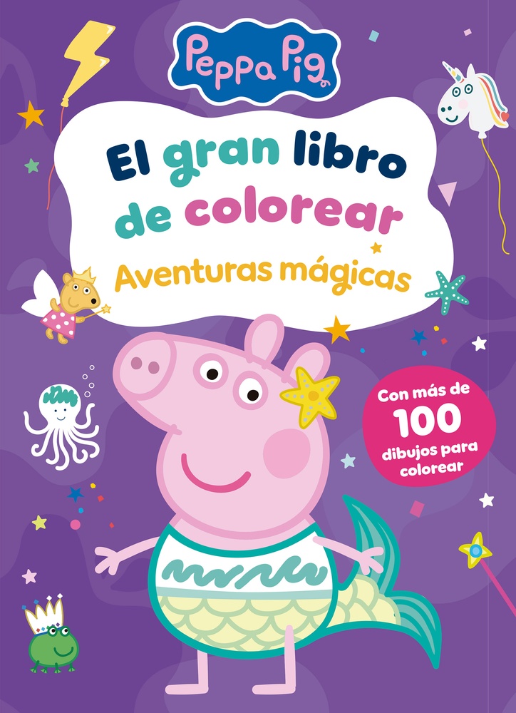 Gran libro de colorear. aventuras magica