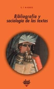 Bibliografia y sociologia de los textos