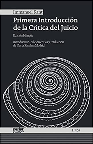primera introduccion de la critica del juicio