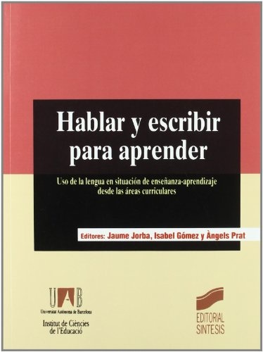 Hablar y escribir para aprender