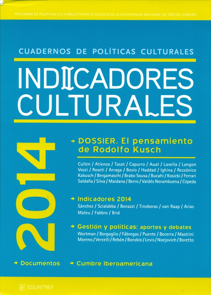 Indicadores culturales 2014