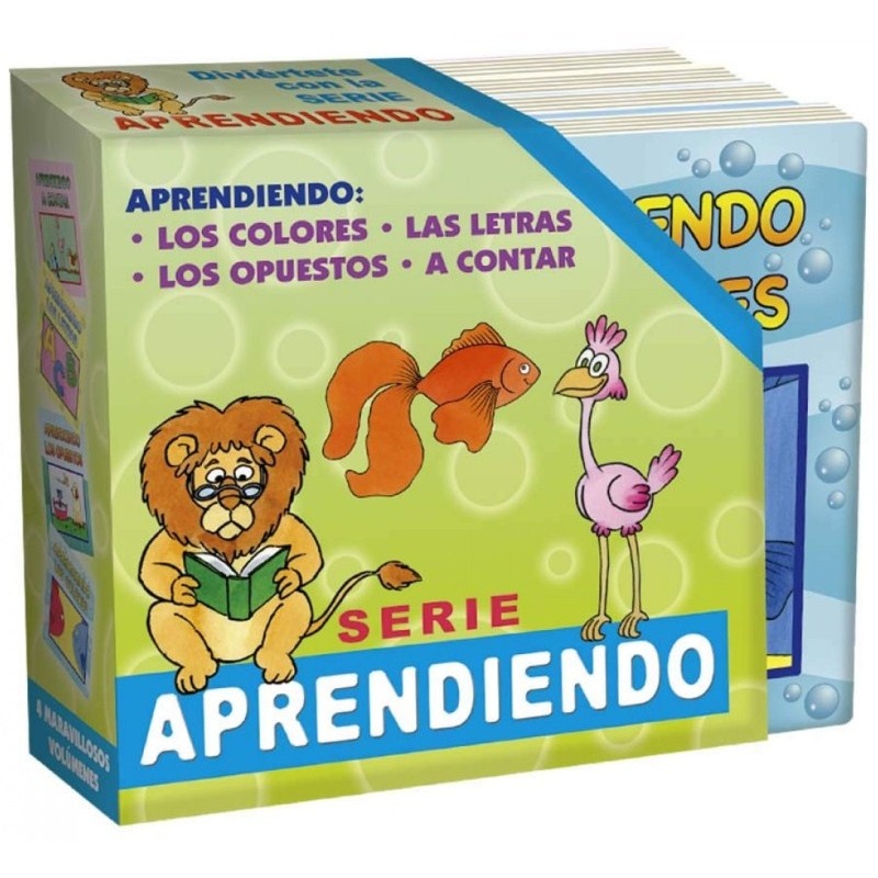 Serie aprendiendo estuche de 4 tomos