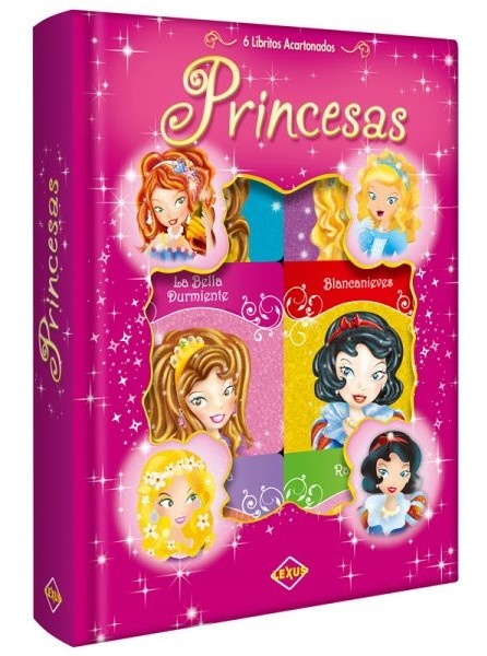 Princesas 6 libritos acartonados