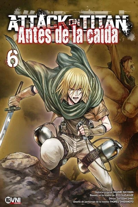 Attack on titan antes de la caída vol. 06