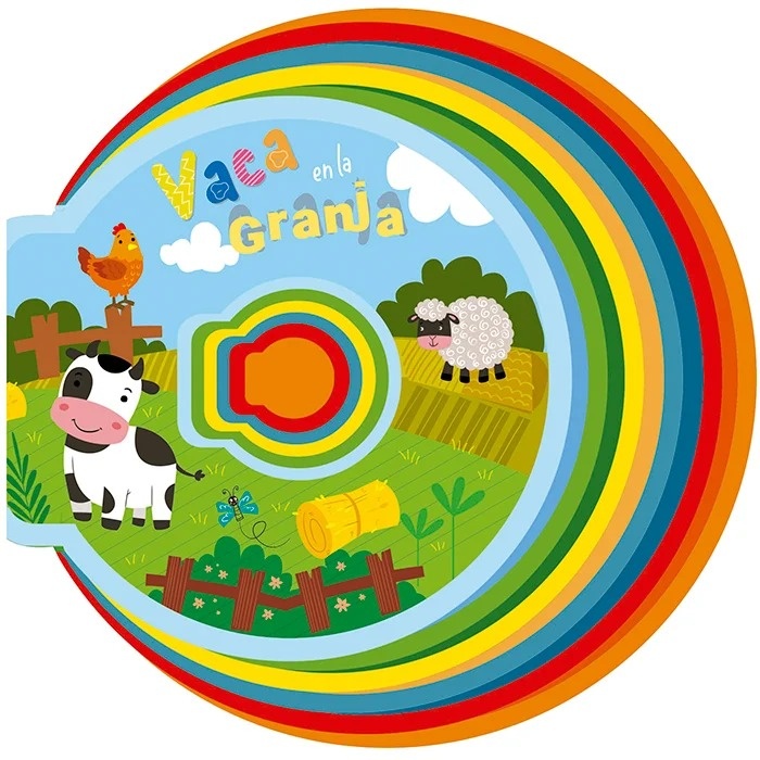 Vaca en la granja