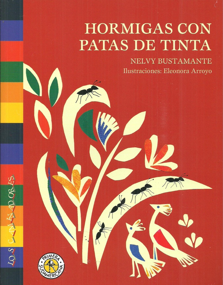 Hormigas con patas de tinta