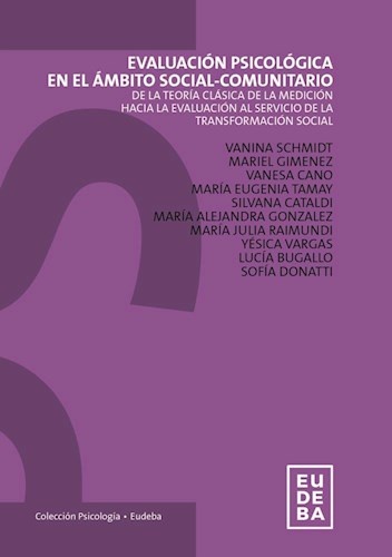 Evaluacion psicologica en el ambito social comunit