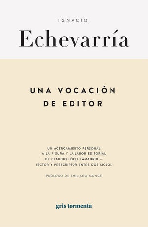 Una vocación de editor