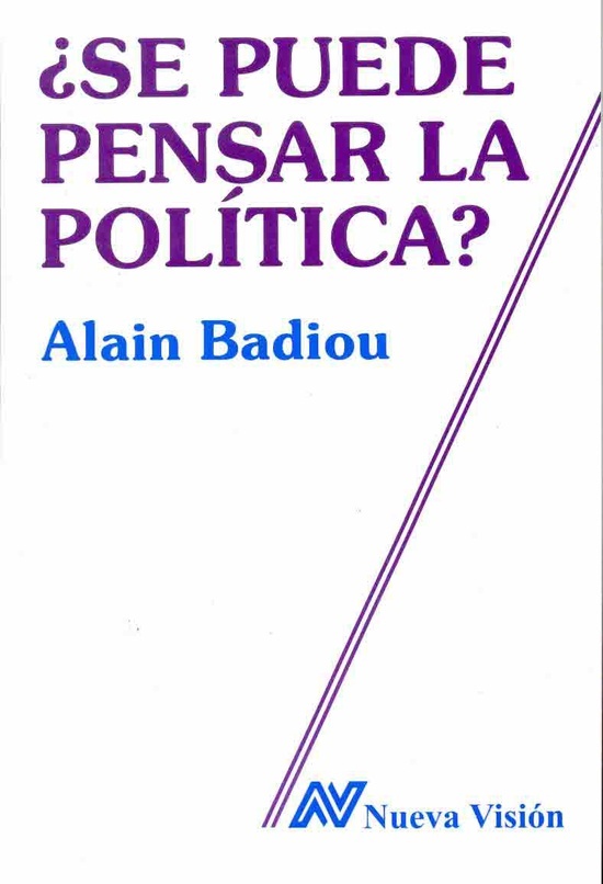 Se puede pensar la política?
