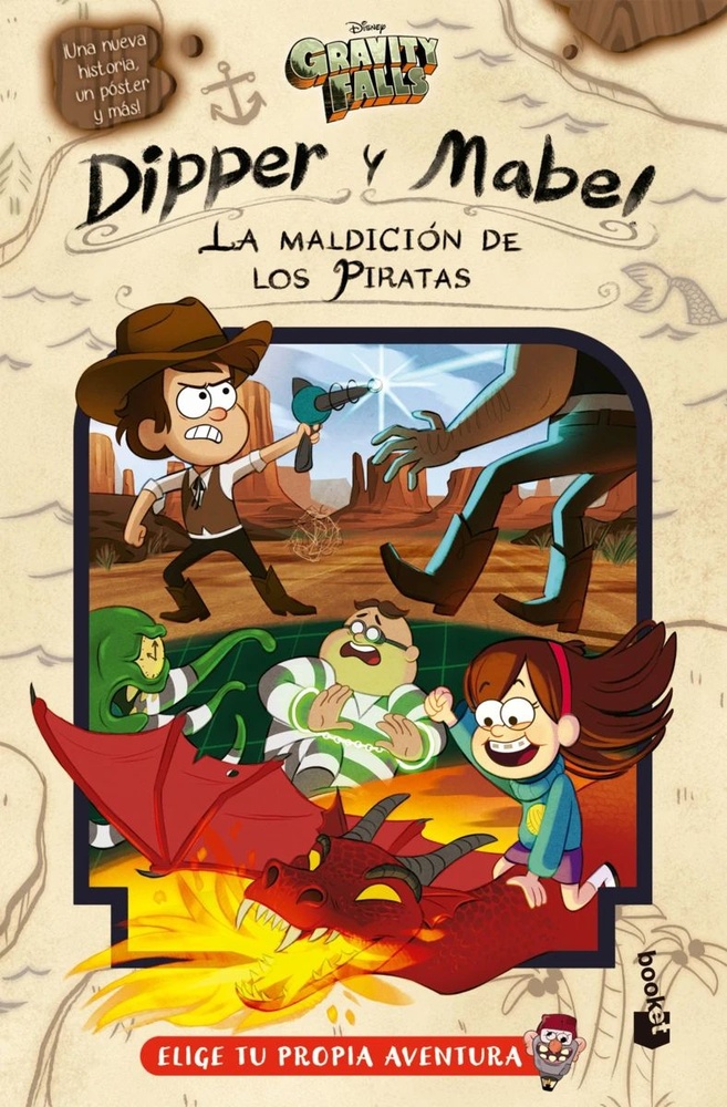 Gravity Falls. Dipper y Mabel. La maldición de los piratas