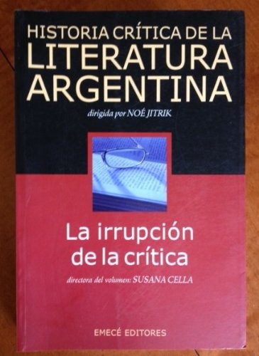 Historia critica de la Literatura Argentina