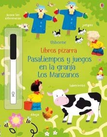 Pasatiempos y juegos en la granja Los Manzanos - Libros pizarras