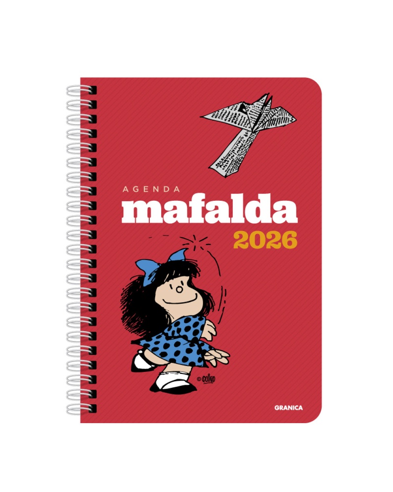 Mafalda 2026 anillada columna roja