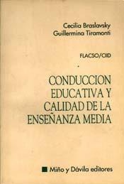Conducción educativa y calidad de la enseñanza...