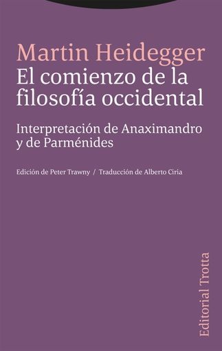 El comienzo de la filosofia occidental