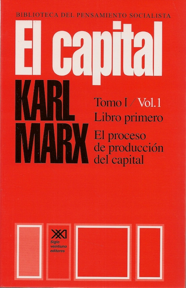 El capital. Libro primero Vol. 1