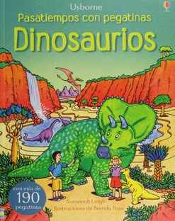 Dinosaurios. Pasatiempos con pegatinas
