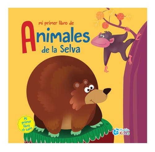 Animales de la selva - libro baño