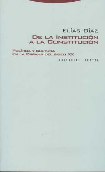 De la institucion a la constitucion