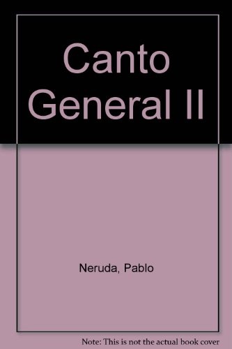 Canto general II