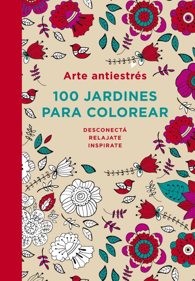 100 jardines para colorear