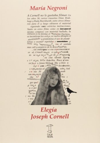 Elegia. Joseph Cornell