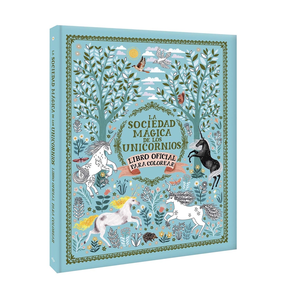 Sociedad magica unicornios (colorear)