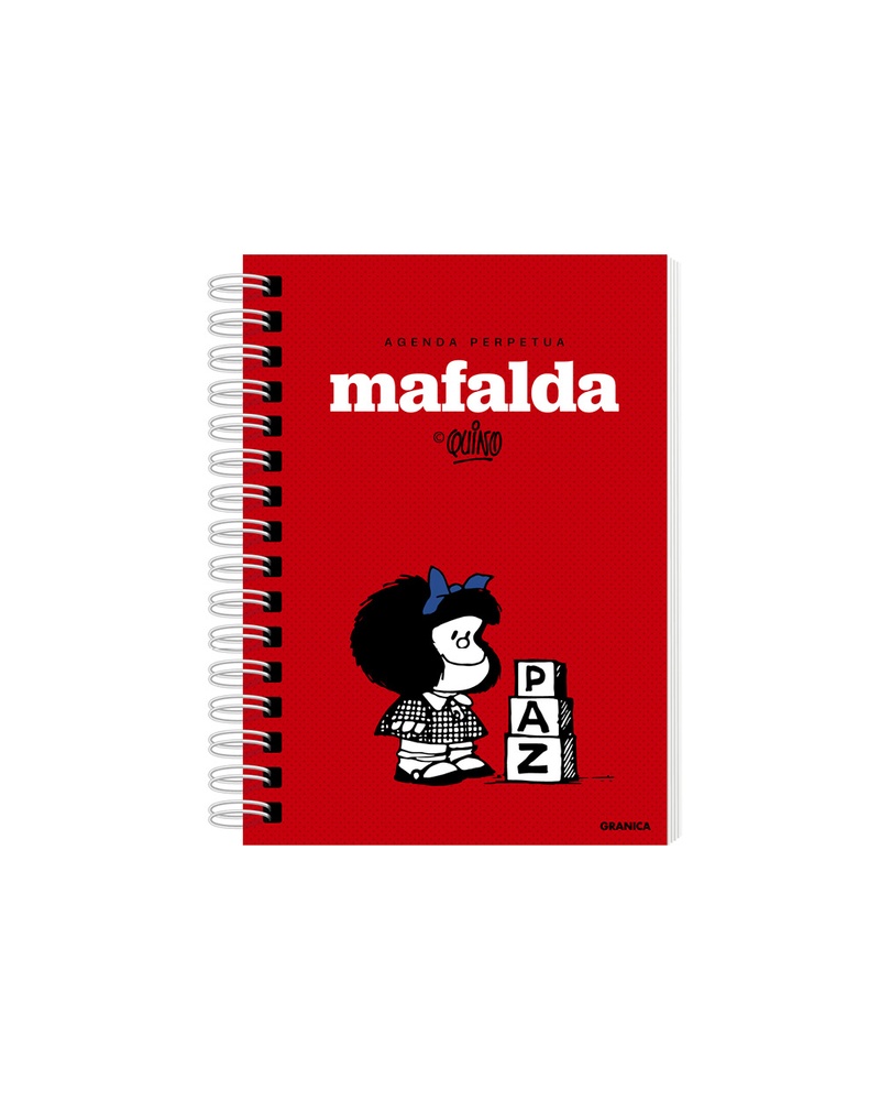 Mafalda - Agenda perpetua roja - PAZ