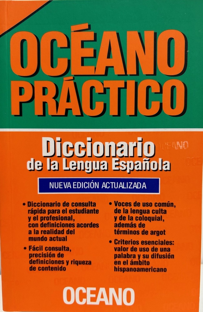 Diccionario oceano practico lengua española