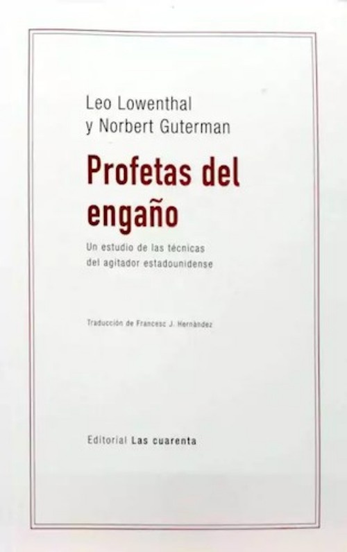 Profetas del engaño