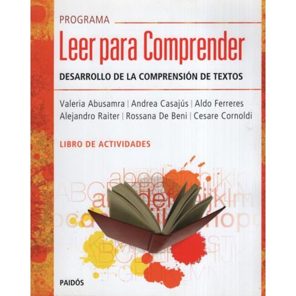 Leer para comprender. Libro de actividades