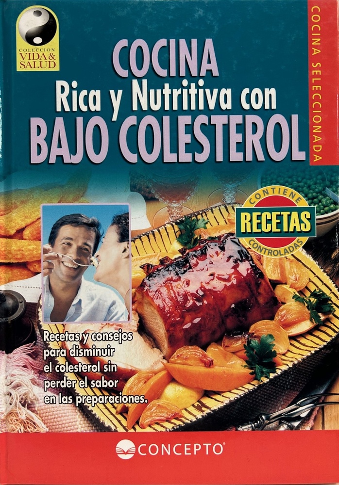Cocina rica y nutritiva con bajo colesterol