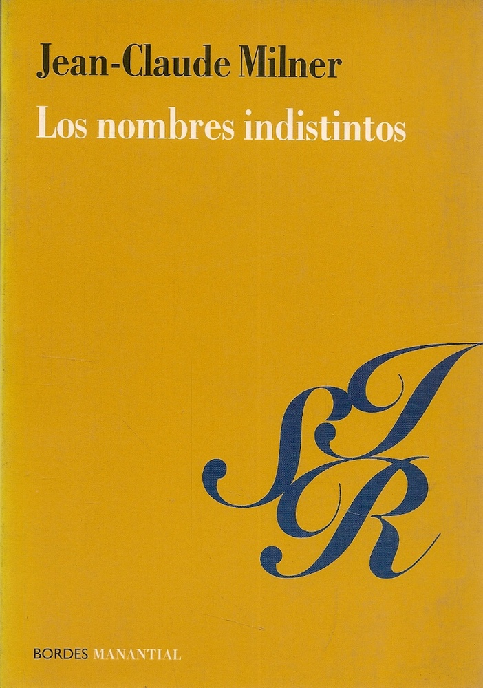 Los nombres indistintos